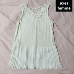axes femme レースノースリーブ　丈長めのサムネイル