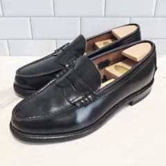 【訳アリ特価】 REGAL リーガル 25 コインローファー 2177 黒 革靴