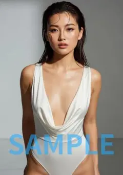 L1314　AI美女 A4ポスター コスプレ　水着　グラビア ランジェリー