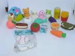 E★未使用★おもしろ消しゴム まとめ売りx20点