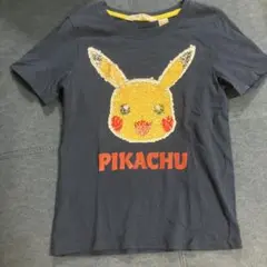 H&M ポケモン ピカチュウ スパンコール Tシャツ 120-130のサムネイル