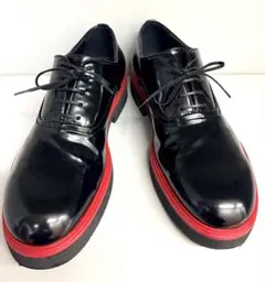 フェラガモ レースアップシューズ　7 1/2 メンズ ブラック