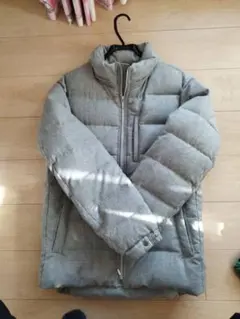 イッカ IKKA メンズ ダウンジャケット グレイ Lサイズ 着用少ない美品 