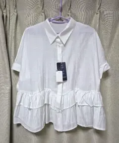 Avail　アベイル　ペプラムフリルブラウスのサムネイル