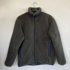 i35 UNIQLO メンズフリースジャケット Ｓ　カーキ