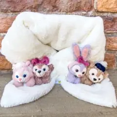 マフラー　ディズニー　新品　ダッフィー　ジェラトーニ　シェリーメイ　グッズ