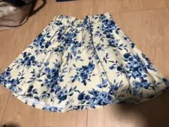 エブリン　キュロット　フラワー　花柄　イエロー