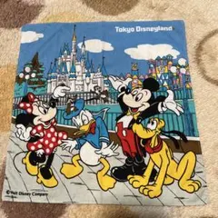 東京ディズニーランド　初代ロゴ　ハンカチ