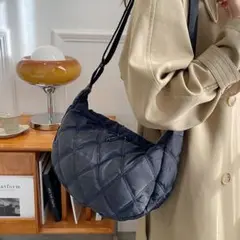 ■ショルダーバッグ キルティング ナイロン ワンショルダーバッグ斜め掛け1401