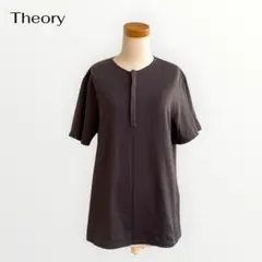 Theory✨半袖カットソー モカ レディースのサムネイル