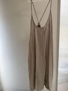 オズモーシスロフ　ベージュ キャミワンピース　森ガール　Y2K