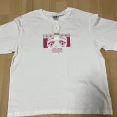 GU 鬼滅の刃 グラフィックT 半袖 ホワイト XL