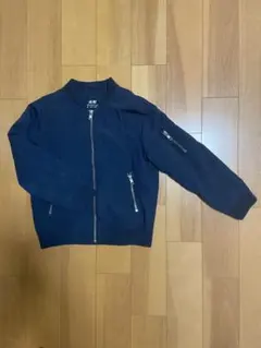 H&M ネイビー MA-1ジャケット　120