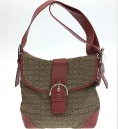 COACH ショルダーバック レッド 新品 美品