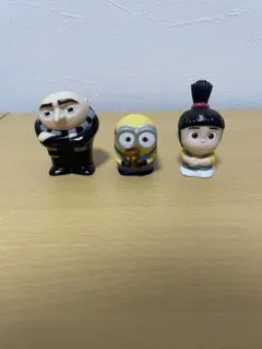 わんぱくフレンズ！ミニオン　怪盗グルー　アグネス　ボブとティム　ソフビ　指人形