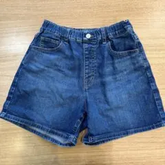 UNIQLO ガールズ　デニムブルー ショートパンツ 150サイズ