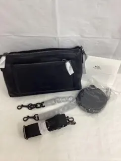 【U-2188】COACH ショルダーバッグ CE682 ブラック