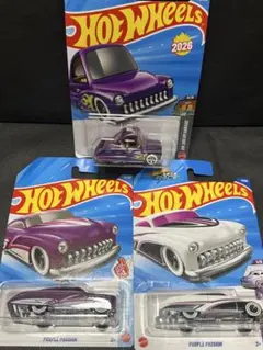 HotWheels PURPLE PASSION 3台セット パープルパッション