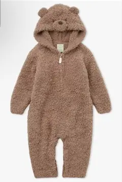 ジェラピケgelato pique【BABY】アニマルロンパースBRW / 80