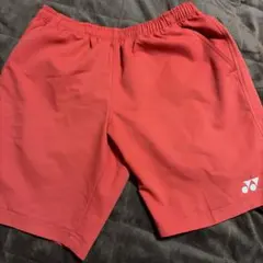 ヨネックス 赤 ハーフパンツ