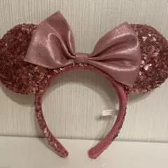 ミニー　ピンクスパンコール　カチューシャ