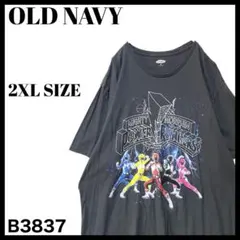 アメリカ版 スーパー戦隊シリーズ パワーレンジャー Tシャツ グレー 2XL