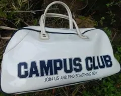 昭和レトロ キャンパスクラブ ボストンバッグ スポーツバッグ 当時物