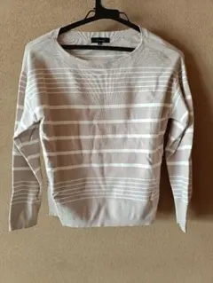 7-id Concept ストライプ長袖トップス 38