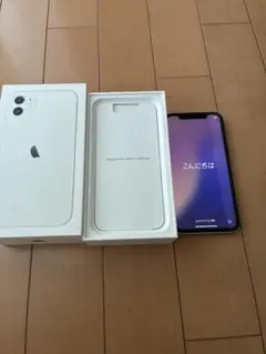 AppleiPhone 11 ホワイト64GB 箱付きジャンク品？美品