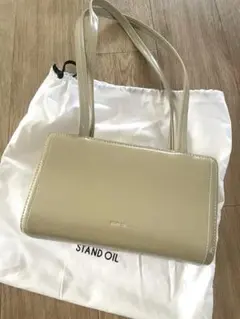 スタンドオイル　ポストバッグ　美品　ベージュ　韓国