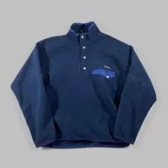90s Patagonia シンチラスナップT S ネイビー ポルトガル製