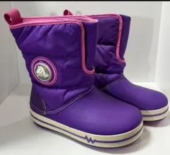 クロックス21センチ　 子ども用スノーブーツ