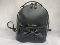期間限定価格❣️【激カワ】Maison de FLEUR ブラックリュック リボン