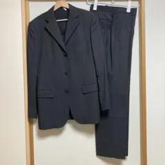 ブラックストライプ ビジネススーツ M｜コムサデモードメン 上下セット