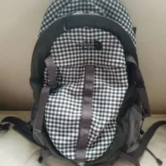 美品THE NORTH FACE チェック柄リュックバックパック＊持ち手訳あり