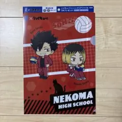 ハイキュー　クリアファイル　音駒高校　ロッテ爽