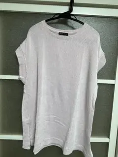 ZARA ストライプ/ピンク/カットソー/Sサイズ