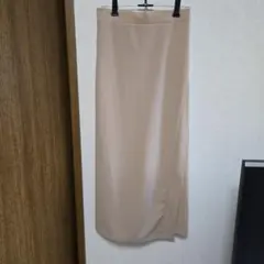 リエディ ピンクベージュ タイトスカート ロングスカート