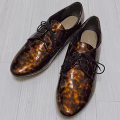 【値下げ】【LL/25.5cm】RANDA レオパード柄 レースアップシューズのサムネイル
