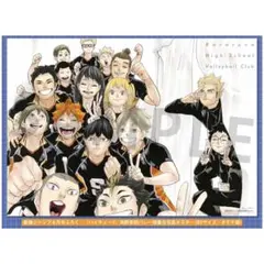 【新品未使用】ハイキュー 烏野高校バレー部集合写真ポスター 最強ジャンプ 付録