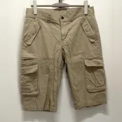 ハーフパンツ ベージュ 機能性ポケットのサムネイル