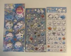 ぷくぷくあわわちゃん シール 3枚セット 全て国内正規品