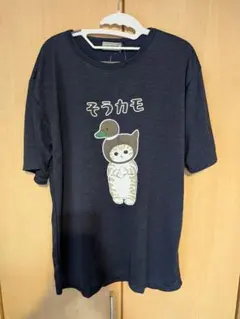 【新品/未使用】おもしろ Tシャツ LL ネイビー