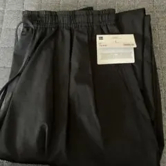 GU バレルアンクルパンツ　丈標準ブラック L