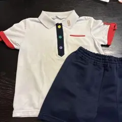 江東湾岸サテライトナーサリー　制服ポロシャツ、ズボン110cm