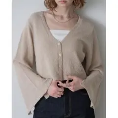 ［未使用］ITEMS URBANRESEARCH クロップドニットカーディガン