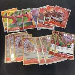 各4枚　ルフィ　ゾロ　サンジ　モグラ銃　スタートデッキEXギア５