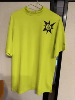VOLCOM モックネック　半袖 ネオンイエローのサムネイル
