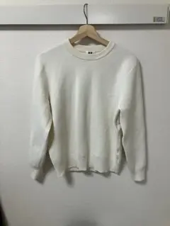 ウォッシャブルミラノリブクルーネックセーター