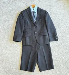 キッズ フォーマルスーツネイビー120cm 4点セット